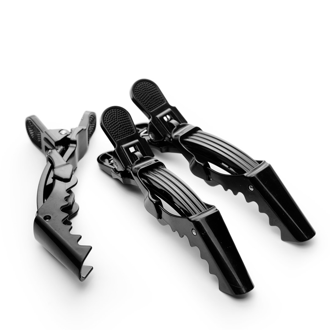 Sektionsklämmor Big Jaw Clips 3 delad, 4st, 14 cm Gocciani