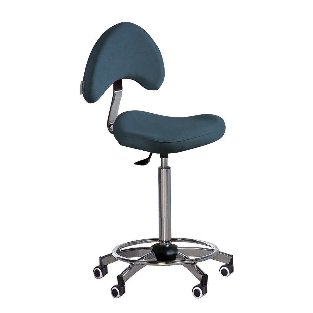 Arizona Anatomic Stool With Backrest | Gocciani